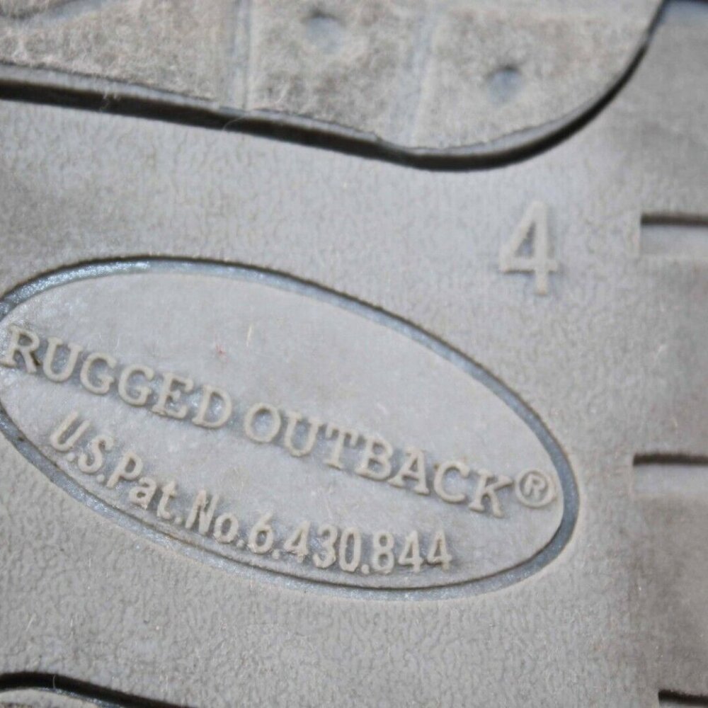 Rugged Outback Sz 4 Girls Gray Pink Slingback Manmade Athletic Shoe - Picture 7 of 7